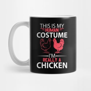 Human Costume, I'm Really a Chicken Mug